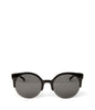 OVERT-2 Recycled Clubmaster Sunglasses | Color: Black - variant::black