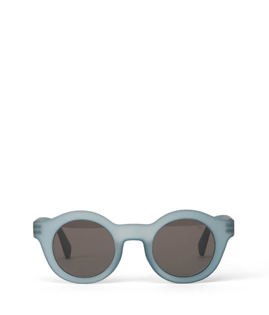 SURIE-2 Recycled Round Sunglasses | Color: Blue - variant::sky